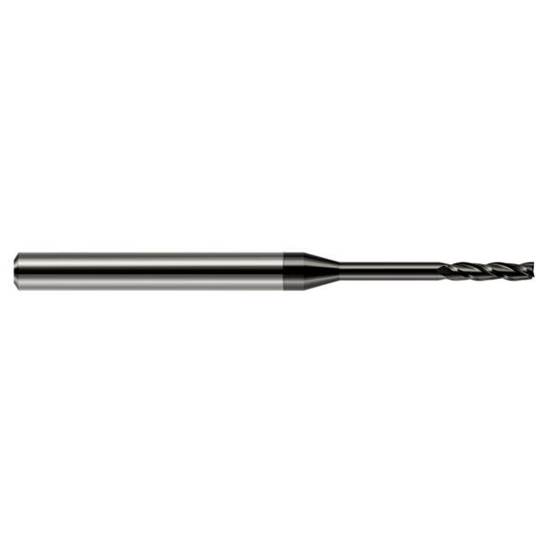 Harvey Tool Miniature End Mill - 3 Flute - Square, 0.0350", Length of Cut: 0.1750" 10035